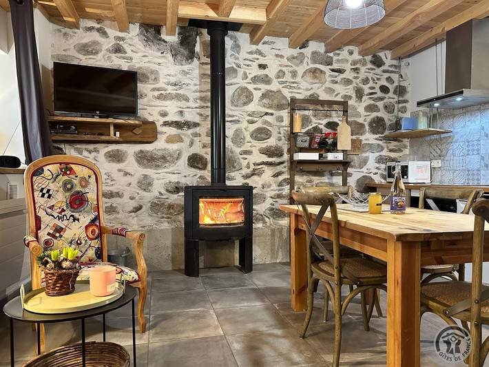 Gîte pour 4 personnes, avec jardin