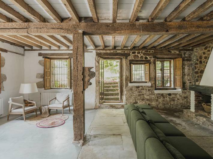Apartamento rural para 6 personas, con terraza y jardín en Valles Pasiegos