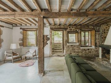 Apartamento de vacaciones para 6 personas, con terraza y jardín en Valle del Pas-Pisueña