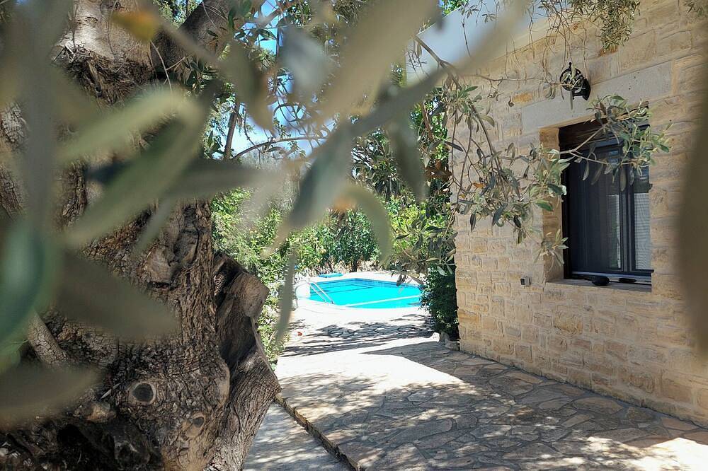 Ruhig gelegen, inmitten von alten Olivenbäumen mit privatem Pool und Garten! in Pitsidia, Iraklio-Heraklion und Umgebung