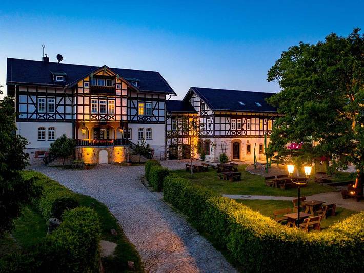 Ganze Ferienwohnung, Ferienhof Domäne Groschwitz - Schäferwagen 18 Fuchsbau in Rudolstadt, Saaleland