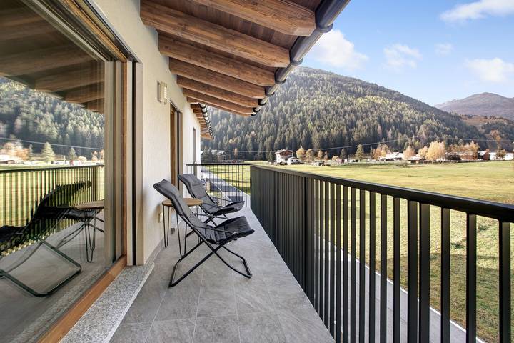 Ganze Wohnung, Ferienwohnung "Violet a due passi da Bormio" mit Bergblick, Privatem Balkon & Wlan in Valdidentro, Nationalpark Stilfser Joch