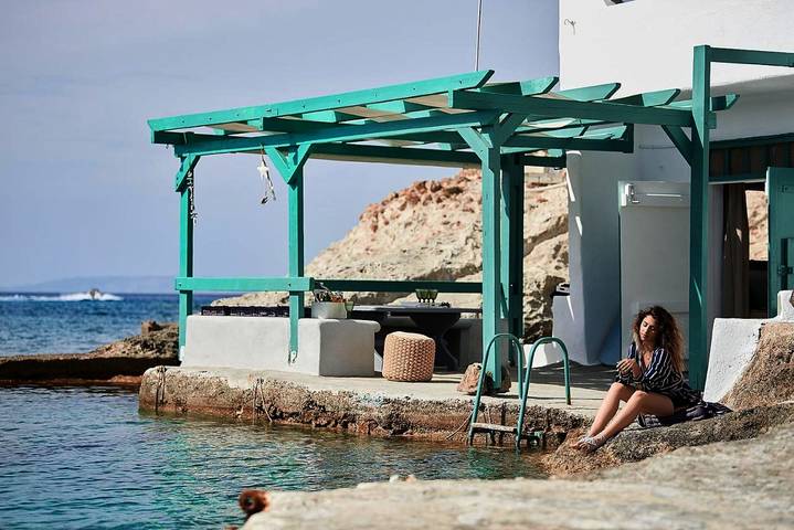 Gîte pour 3 personnes, avec vue et balcon dans Milos - 2