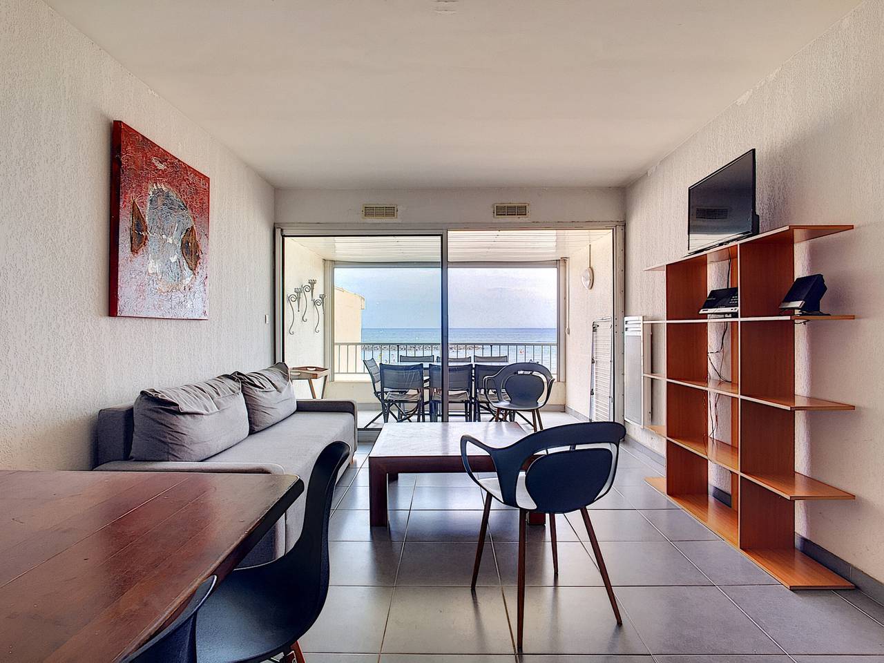 Apartamento entero, Apartamento en Primera Línea de Playa con Terraza, Parking y Vistas al Mar in Carnon-Plage, Mauguio