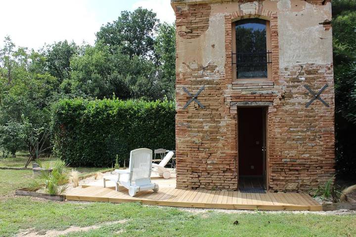 Tente pour 2 personnes, avec piscine ainsi que terrasse et jardin dans le Tarn-et-Garonne - 4