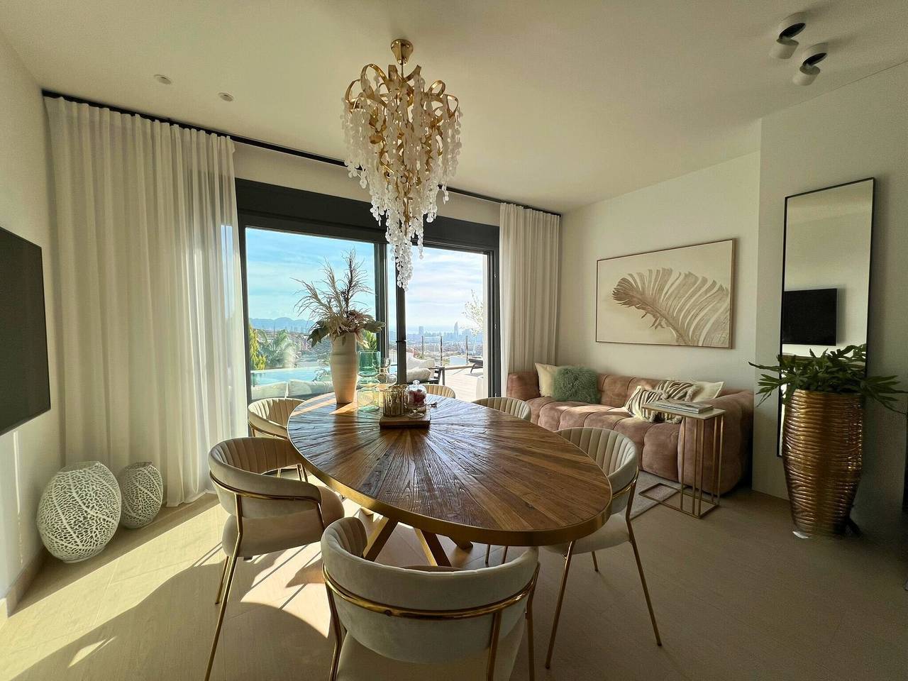 Villa 'Barcelona 11' con vistas al mar, Wi-Fi y aire acondicionado in Finestrat, Costa Blanca