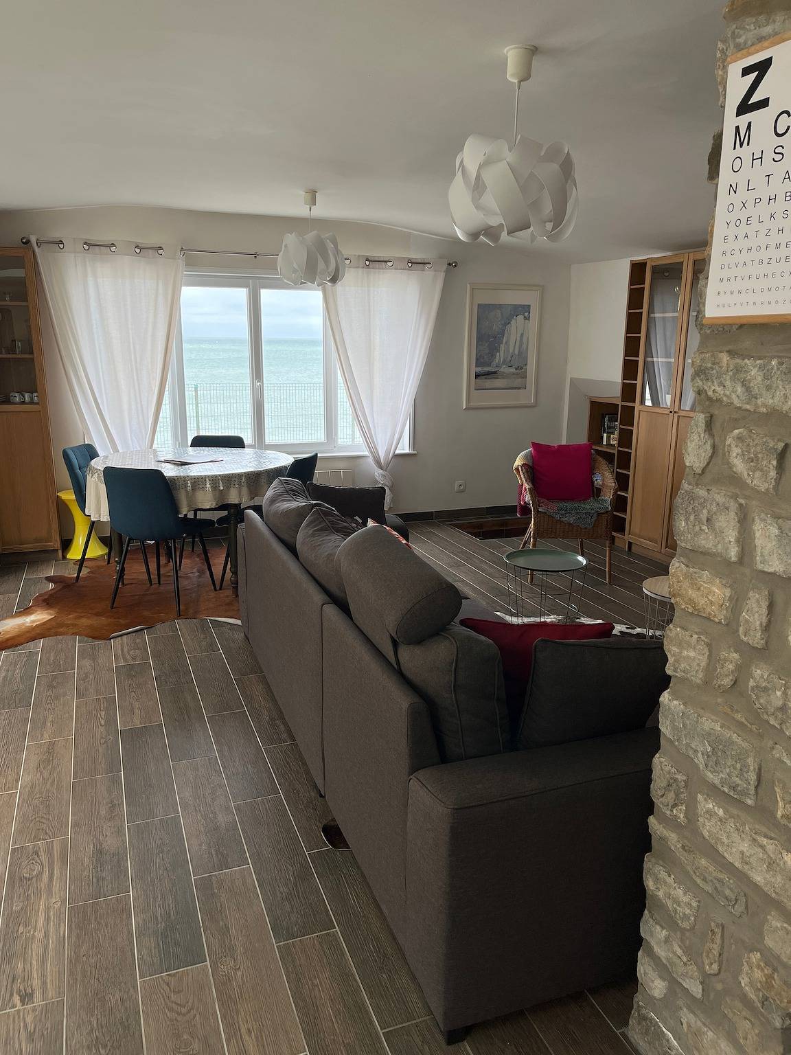 Holiday Home 'Logement Face Mer' with Sea View in Audinghen, Boulogne-sur-Mer region
