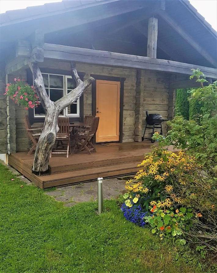 Dom dla 4 osób, z ogród i sauna oraz widok w Estonia