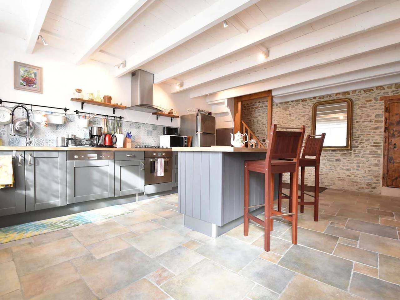 Maison de vacances pour 8 personnes avec jardin in La Haye (Manche), Région de Coutances