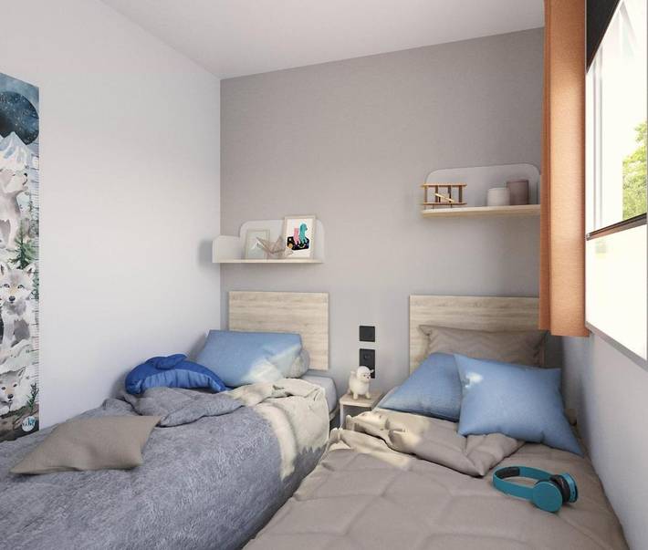 Camping für 4 Personen, mit Terrasse und Pool sowie Garten in Italienische Riviera - 3