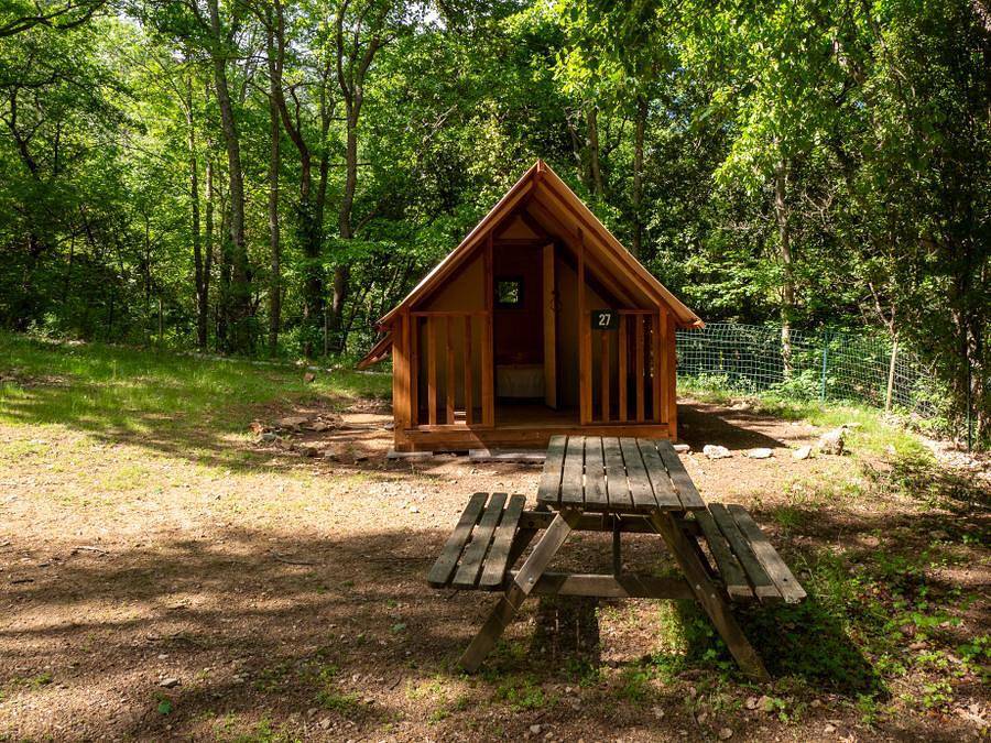 Camping Des Randonneurs - Tente en toile et en bois 2 personnes - Bivouac isolé Rando in Fenouillet, Parc naturel régional Corbières-Fenouillèdes