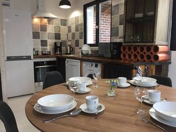Gîte pour 4 personnes, avec jardin à La Fresnais