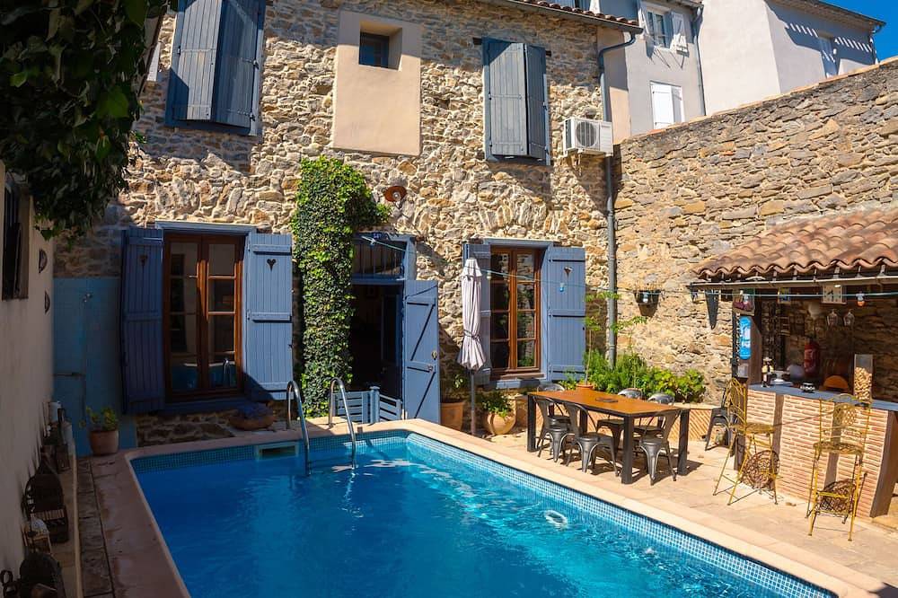 Sehr Schönes Steinstadthaus Mit Beheiztem Pool in Carcassonne, Carcassonne und Umgebung
