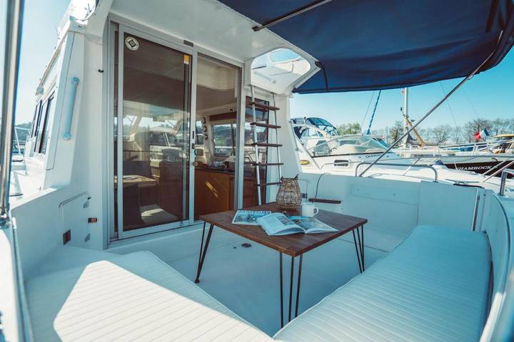 Bateau pour 4 personnes, avec vue ainsi que jardin et vue sur le lac en Normandie - 4