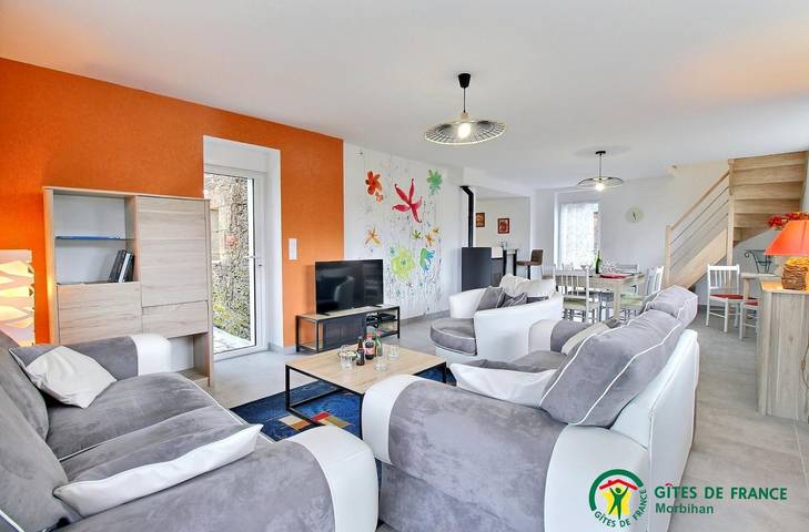 Gîte pour 7 personnes, avec jardin et terrasse - 1