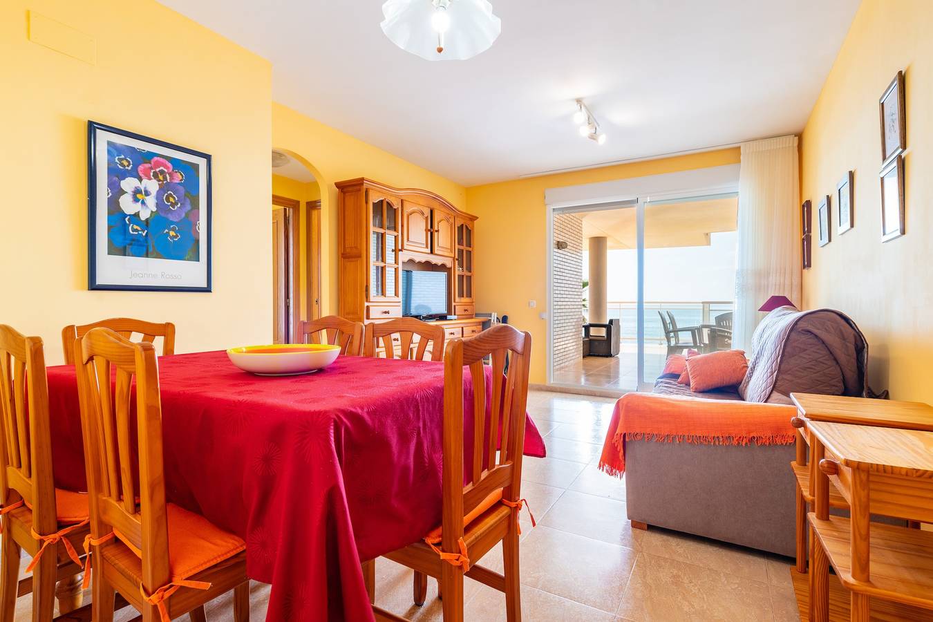 Ganze Wohnung, Ferienwohnung 'Playa-Mar B' mit Meerblick, Gemeinschaftspool und Wi-Fi in Peñiscola, Costa del Azahar