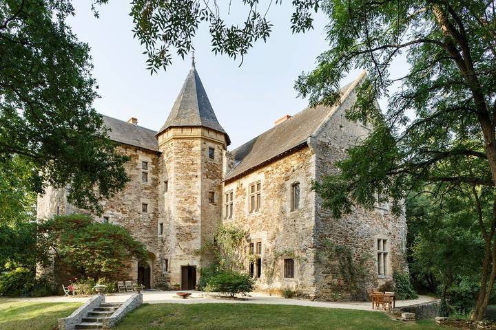 Château pour 40 personnes, avec terrasse et jardin dans les Pays de la Loire