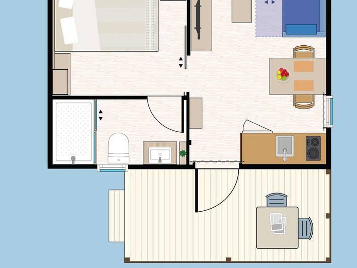 Bungalow für 2 Personen, mit Kinderpool an der Costa Dorada - 3