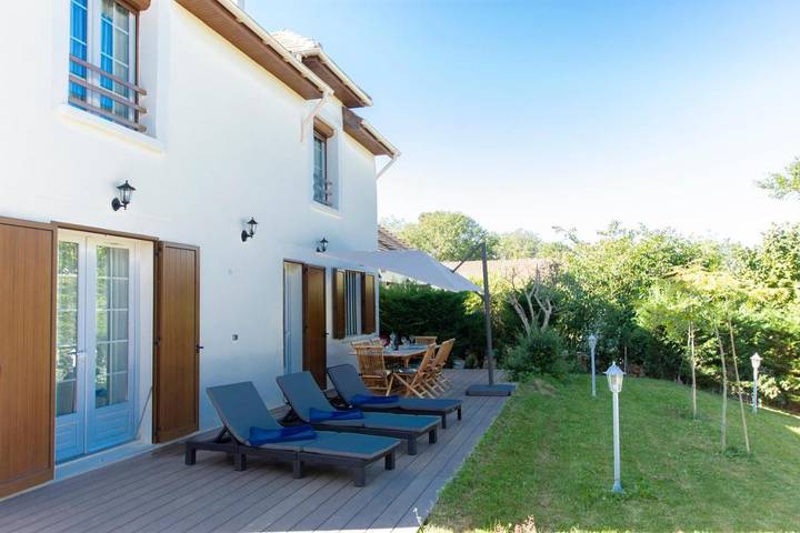 Appartement de vacances pour 3 personnes, avec jardin