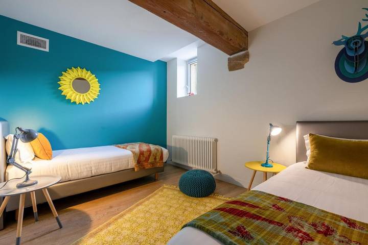 Maison d’hôte pour 4 personnes, avec sauna et piscine ainsi que jacuzzi et jardin à Lagnes - 3