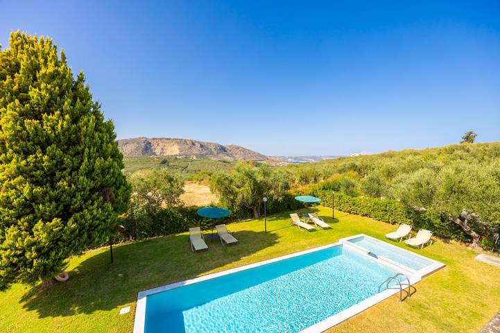 Villa für 6 Personen, mit Garten und Meerblick in Chania und Umgebung - 4