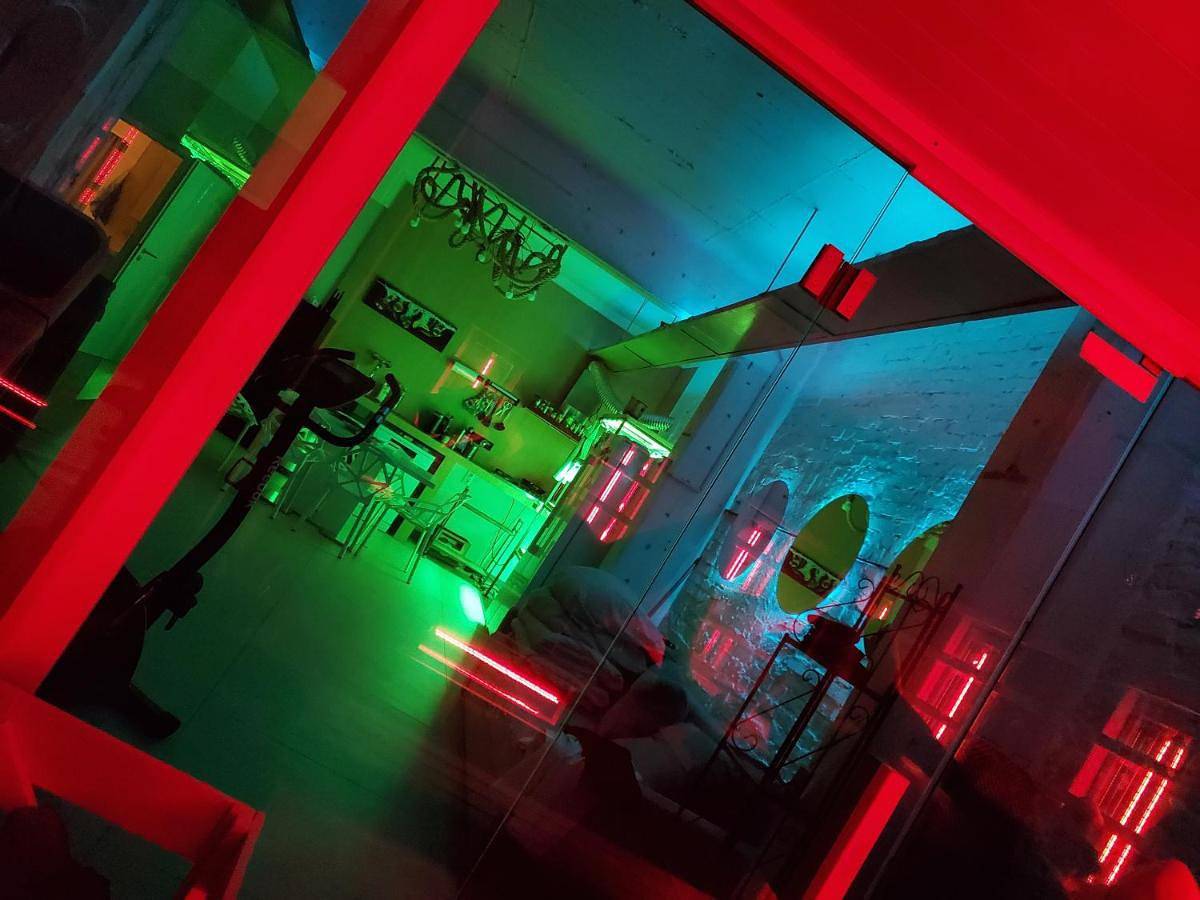 Cały apartament, Spa industrial Loft im ehemaligen Umspannwerk Schaltzentrale in Essen, Zagłębie Ruhry