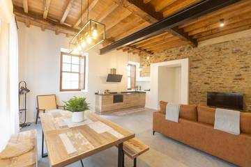 Apartamento de vacaciones para 4 personas, con jardín en Eo-Navia