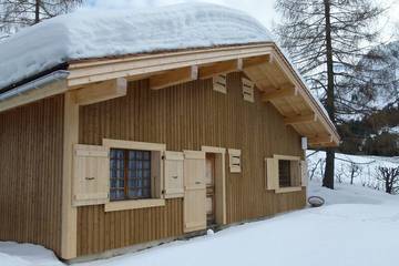 Maison de campagne pour 8 personnes, avec terrasse et jardin dans Col des Aravis