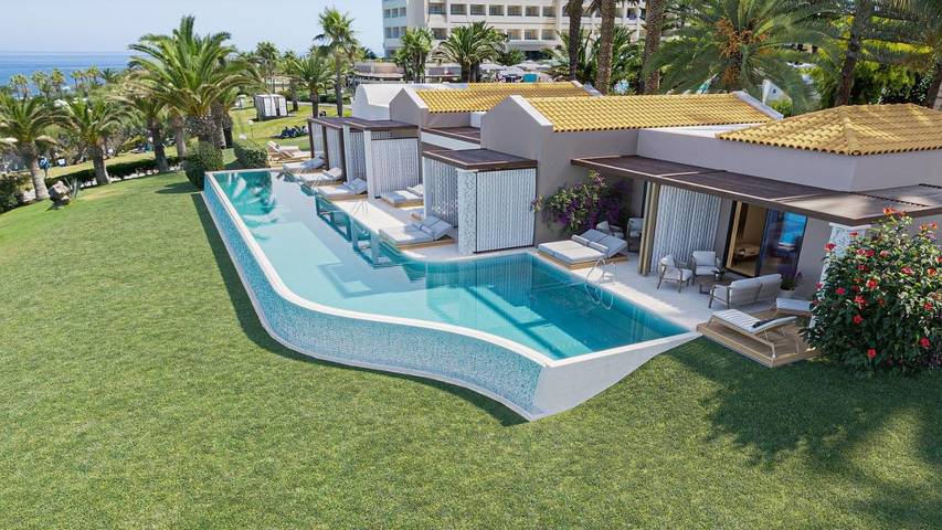 Ferienanlage für 3 Personen, mit Garten und Pool sowie Kinderpool und Sauna in Griechenland - 4