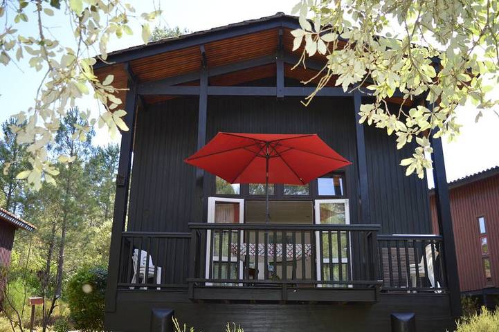 Maison de vacances pour 6 personnes, avec balcon dans Maubuisson