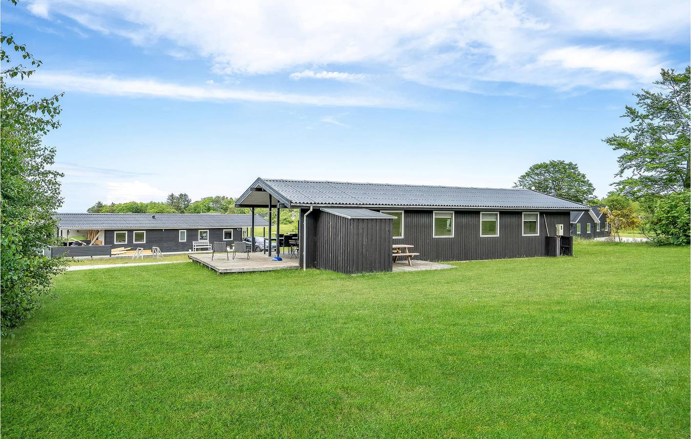 Feriehus for 10 personer med terrasse in Bønnerup Strand, Glesborg