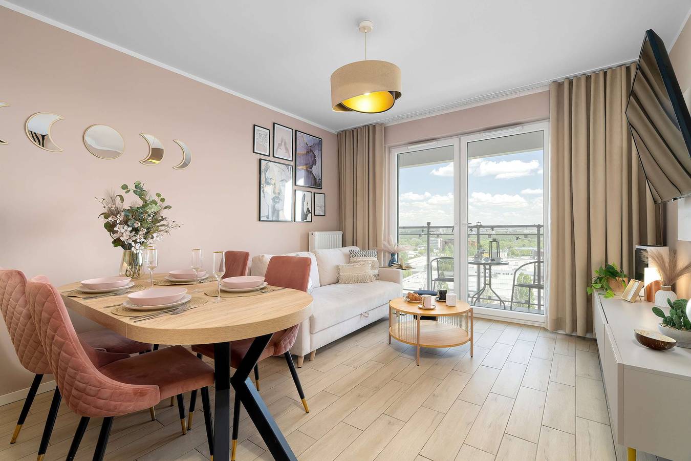 Ganze Wohnung, Modern Apartment with a View | Parking | Balcony in Posen, Großpolen