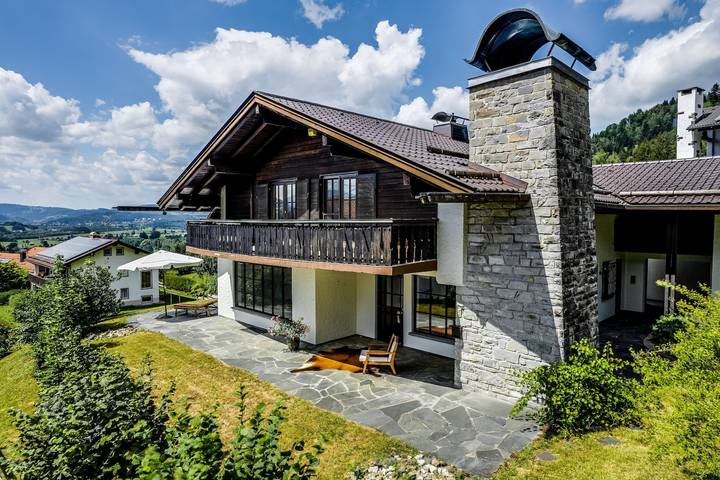 Ferienhaus für 9 Personen, mit Balkon und Sauna sowie Ausblick im Oberallgäu - 2