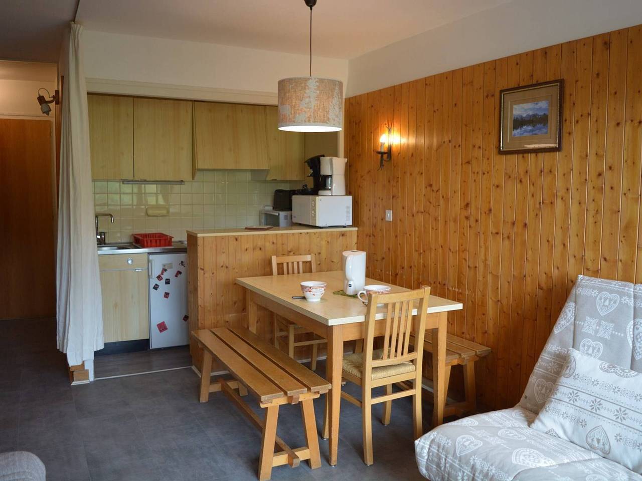 Apartamento entero, Estudio 4 pers, Le Grand-Bornand, cerca de centro y pistas in Chinaillon, Le Grand-Bornand