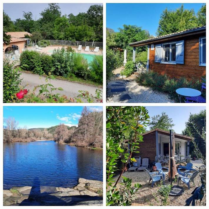 Gîte pour 4 personnes, avec jardin ainsi que piscine et vue, animaux acceptés à Gravières - 2