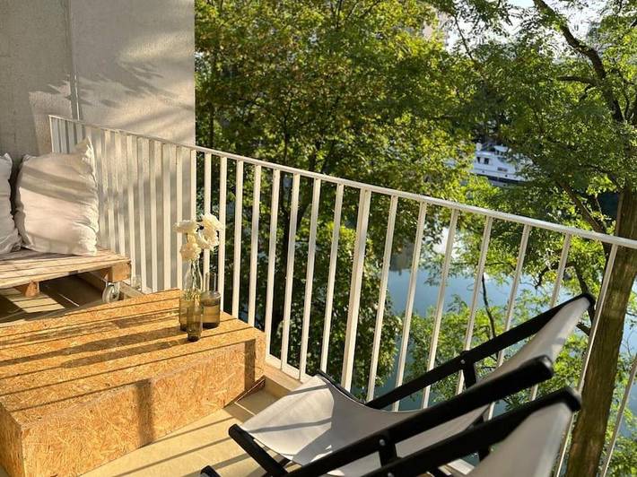 Appartement de vacances pour 6 personnes, avec balcon et vue