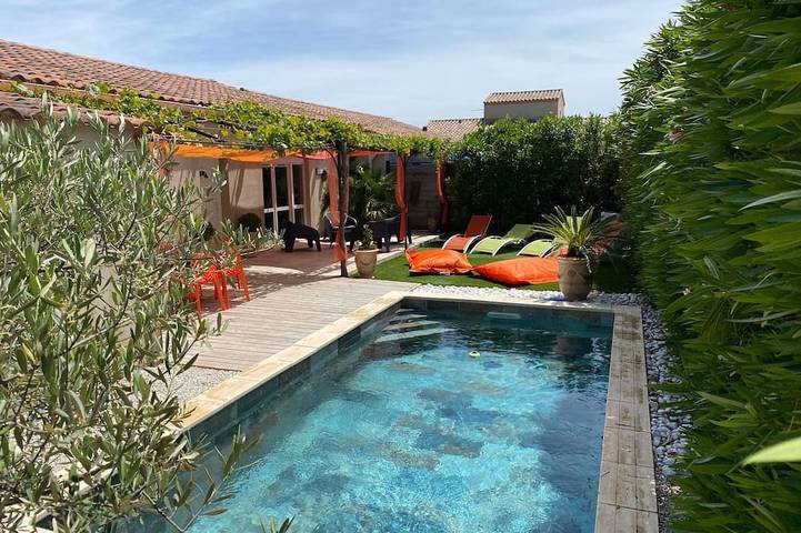 Ferienhaus für 6 Personen, mit Pool und Garten, mit Haustier - 1
