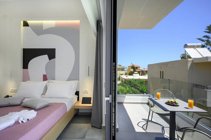 Appartement entier, Appartement de vacances pour 4 personnes avec jardin in Plataniás, Région de la Canée