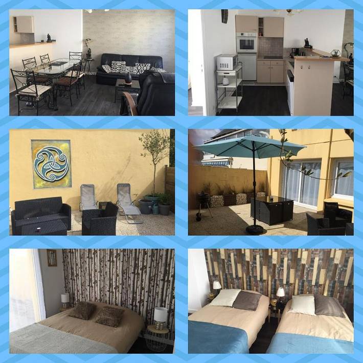 Gîte pour 4 personnes, avec terrasse dans Office De Tourisme De Brignogan Plages