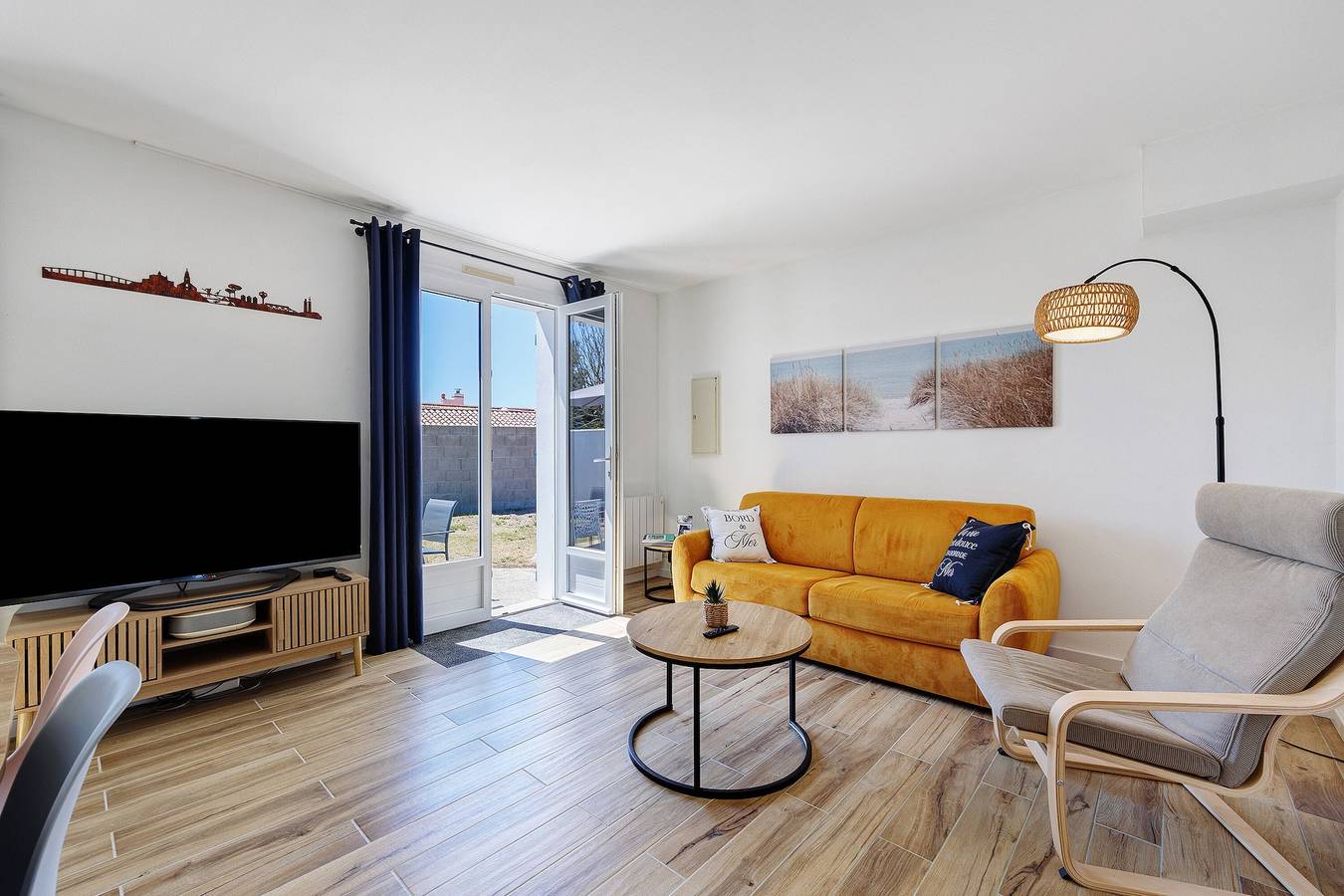 Maison de vacances « L’Epine Bleue » avec terrasse privée, jardin privé et Wi-Fi in L'Épine, Noirmoutier