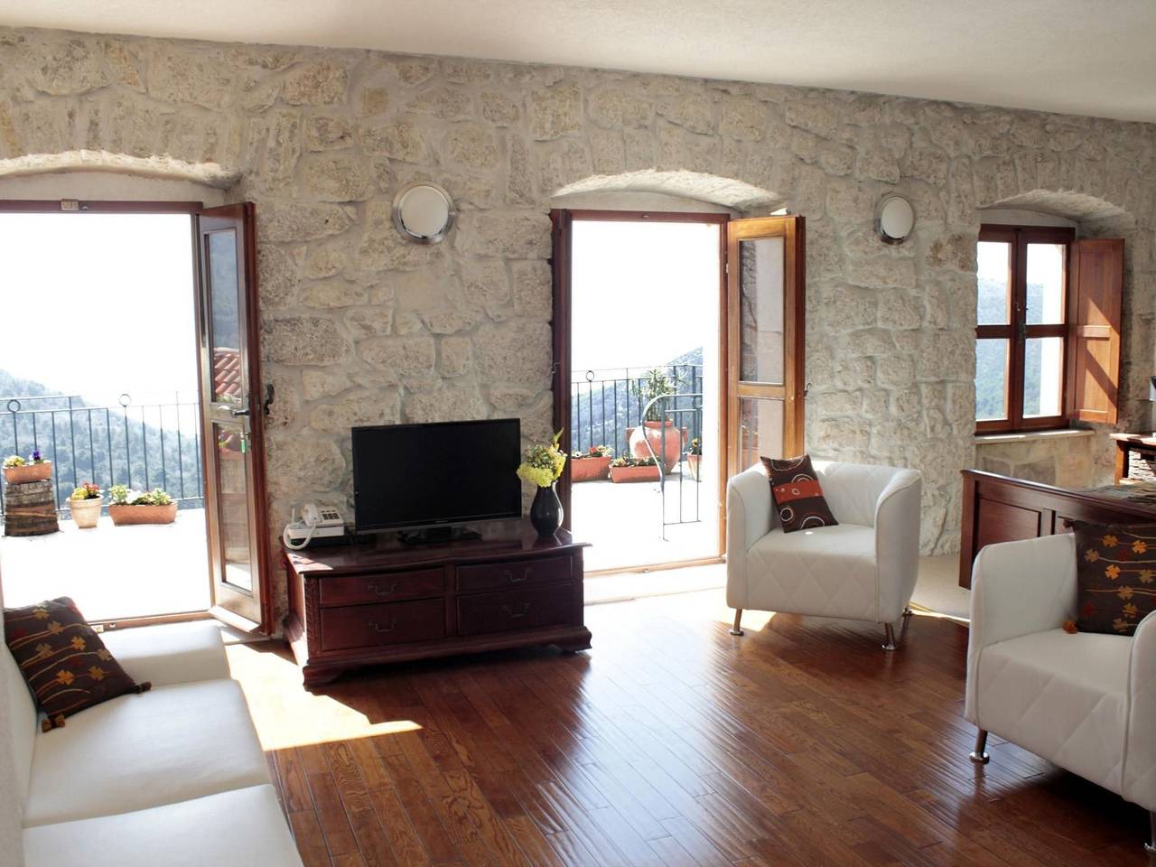 Villa Kapetan in Srida Sela mit Panoramablick in Zaostrog, Riwiera Makarska