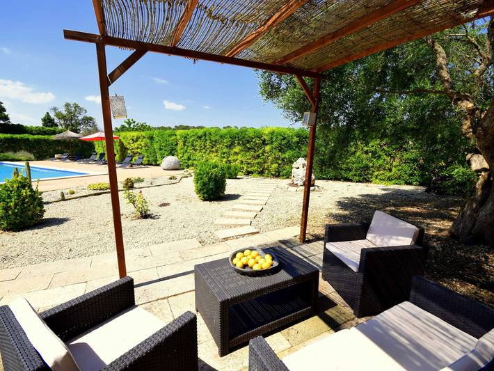 Finca für 10 Personen, mit Pool und Ausblick sowie Terrasse und Garten in Montuïri - 4