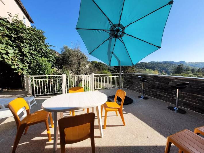 Gîte pour 2 personnes, avec Terrasse