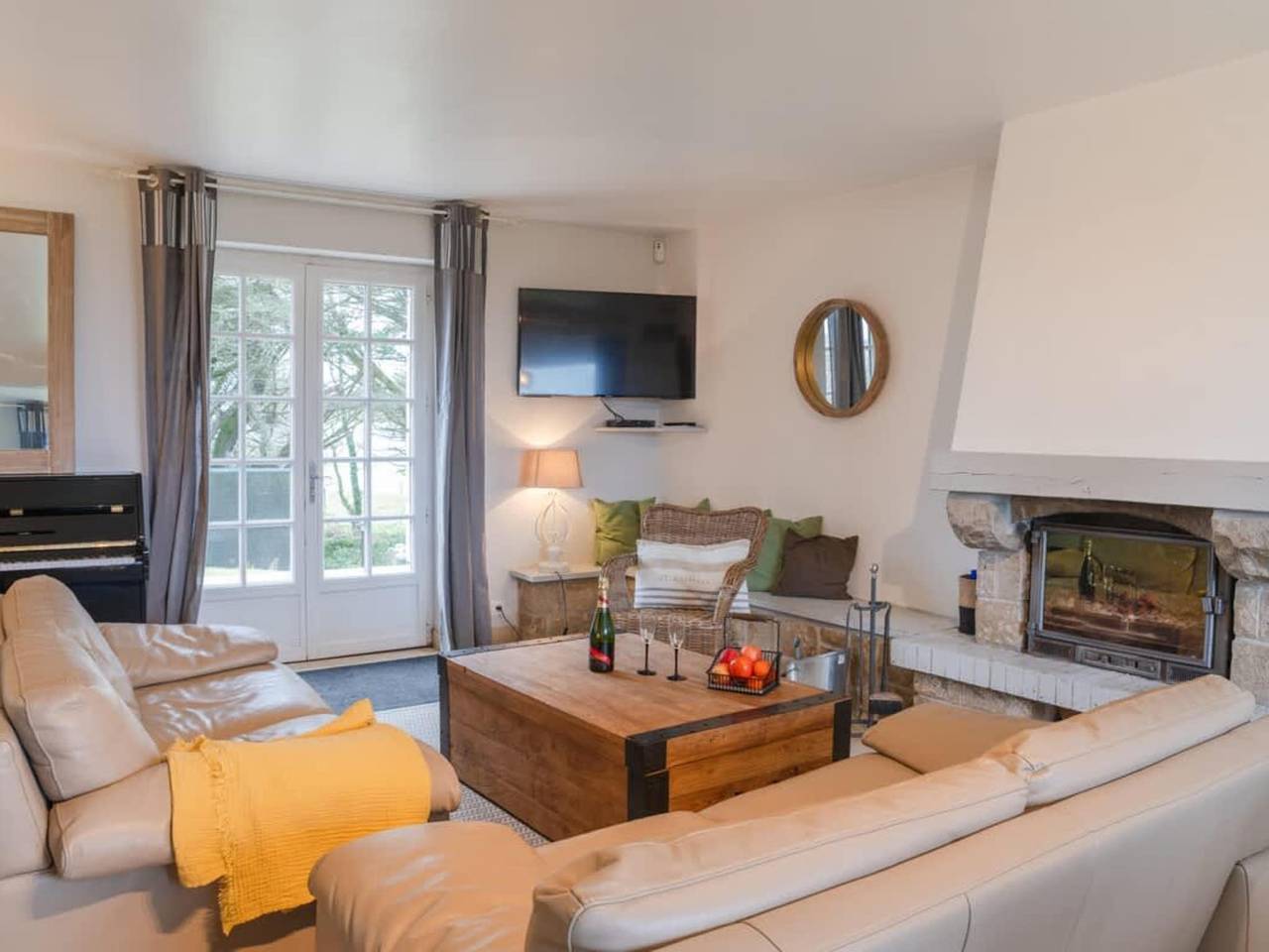 Apartamento entero, Magnífica casa de playa para 6 personas. in Ploudalmézeau, Región de Brest