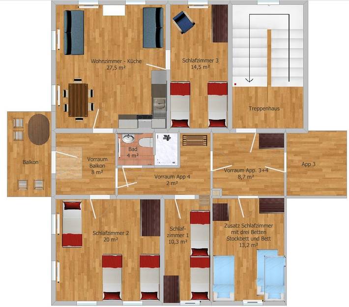 Ferienhaus für 10 Personen, mit Balkon in Tirol - 2