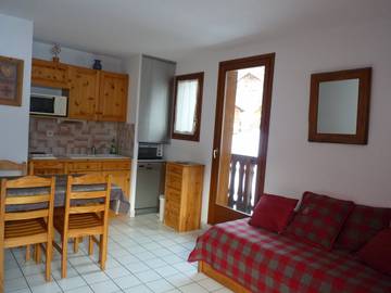 Gîte pour 3 personnes, avec balcon/terrasse à Valloire