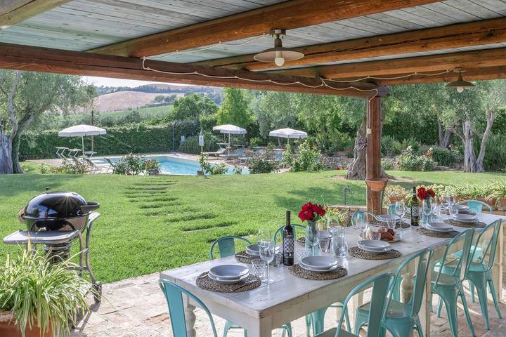 Ferienhaus für 14 Personen, mit Terrasse und Pool sowie Garten, mit Haustier in Fermo - 3