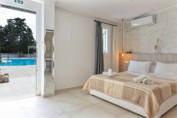 Gîte pour 4 personnes, avec bassin pour enfant dans Kalymnos