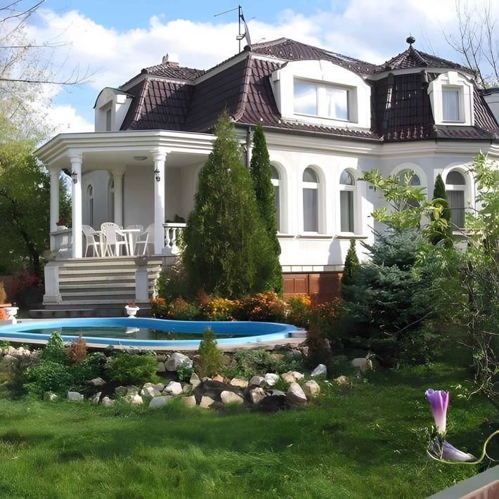 Ferienhaus für 10 Personen, mit Balkon und Garten sowie Sauna - 1