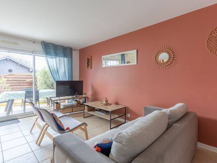 Appartement de vacances pour 4 personnes, avec jardin et terrasse dans Biscarrosse (bourg)